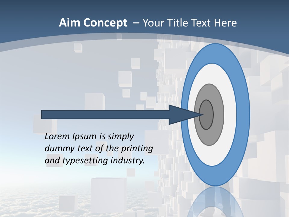 Standing Mother Retired PowerPoint Template