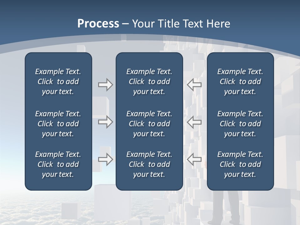 Standing Mother Retired PowerPoint Template