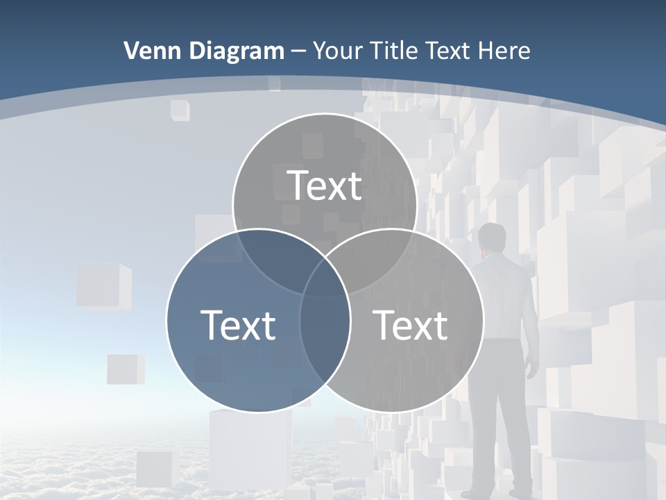 Standing Mother Retired PowerPoint Template