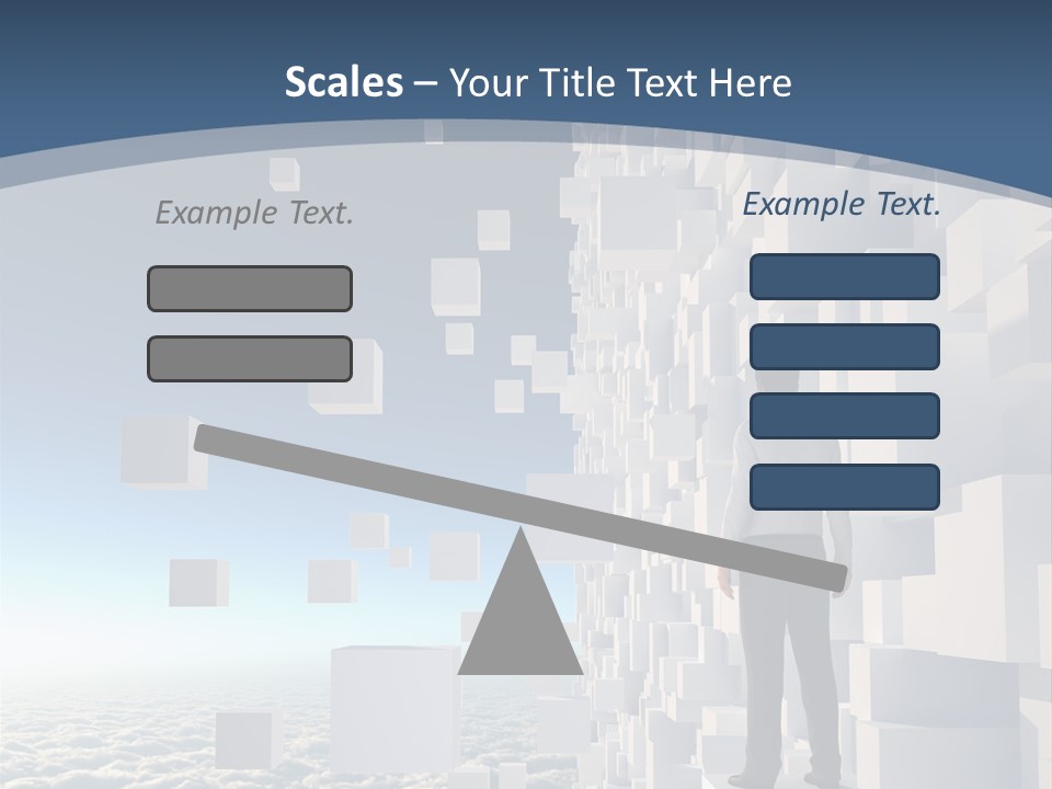 Standing Mother Retired PowerPoint Template