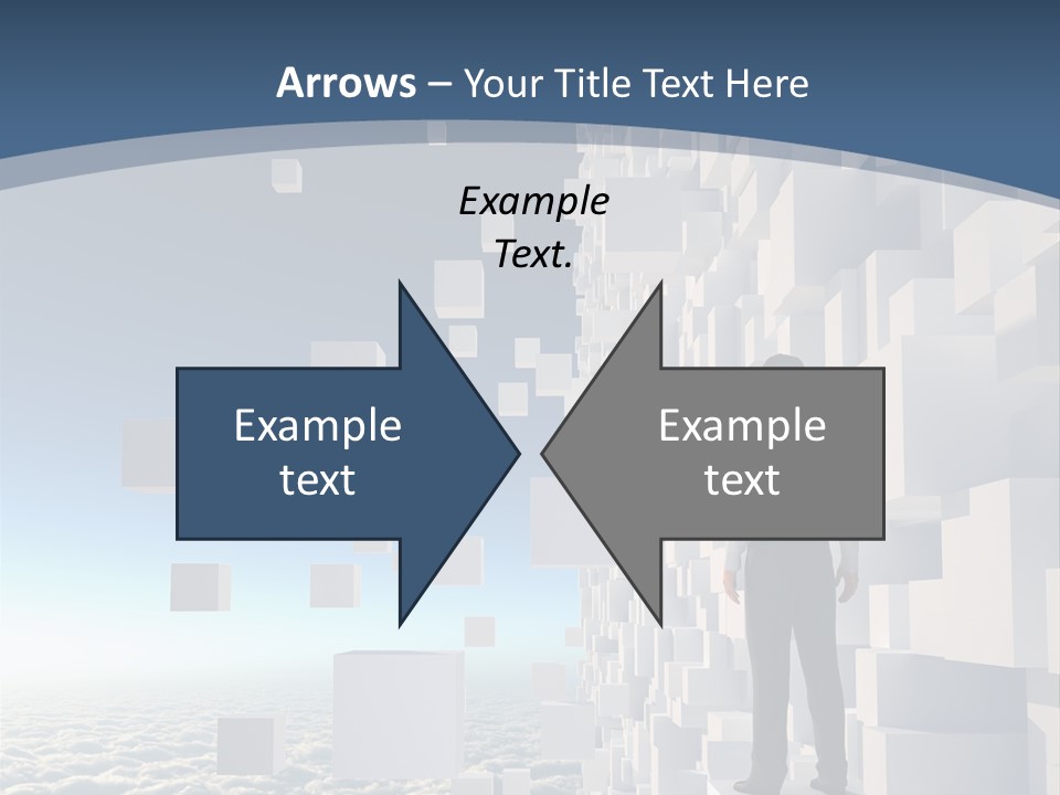 Standing Mother Retired PowerPoint Template
