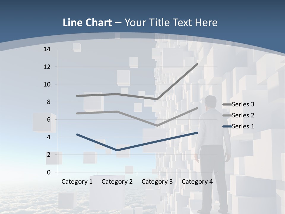 Standing Mother Retired PowerPoint Template