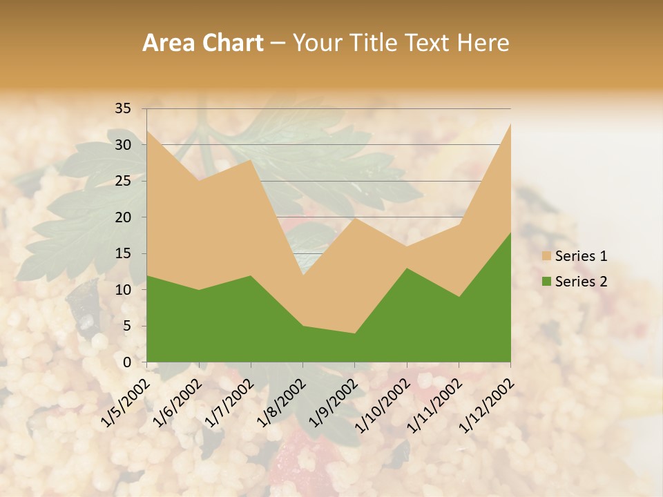Retirement Water Caucasian PowerPoint Template
