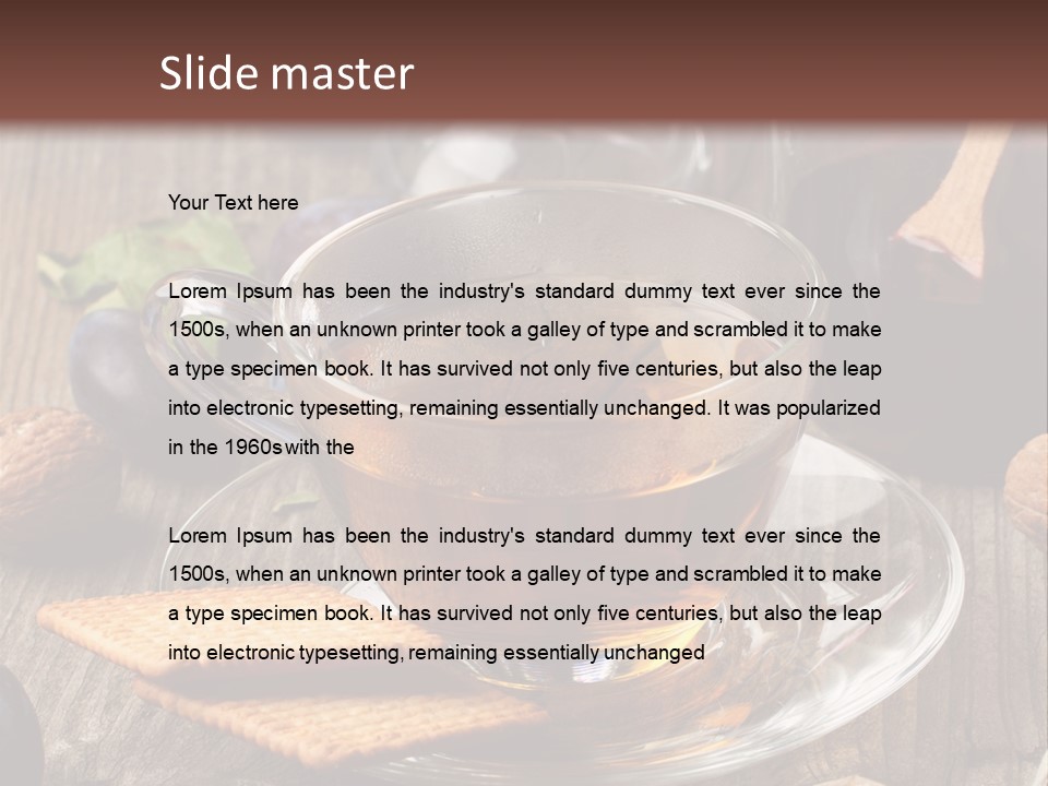 Peaceful Sea Portrait PowerPoint Template