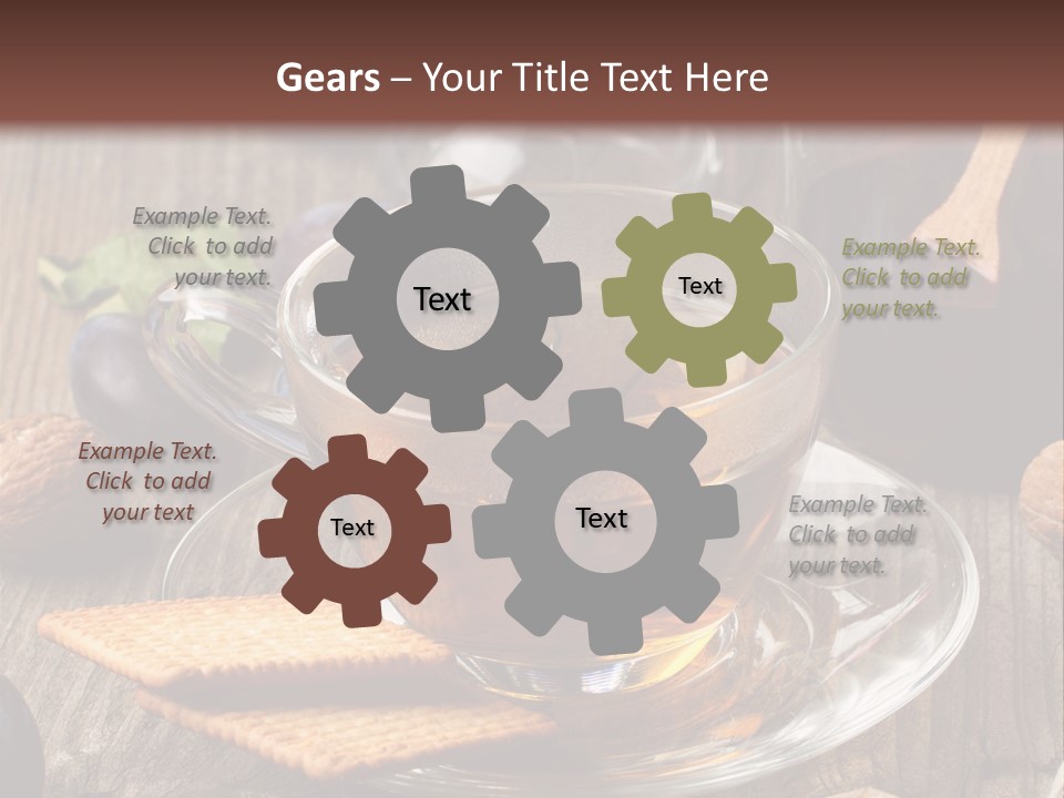 Peaceful Sea Portrait PowerPoint Template