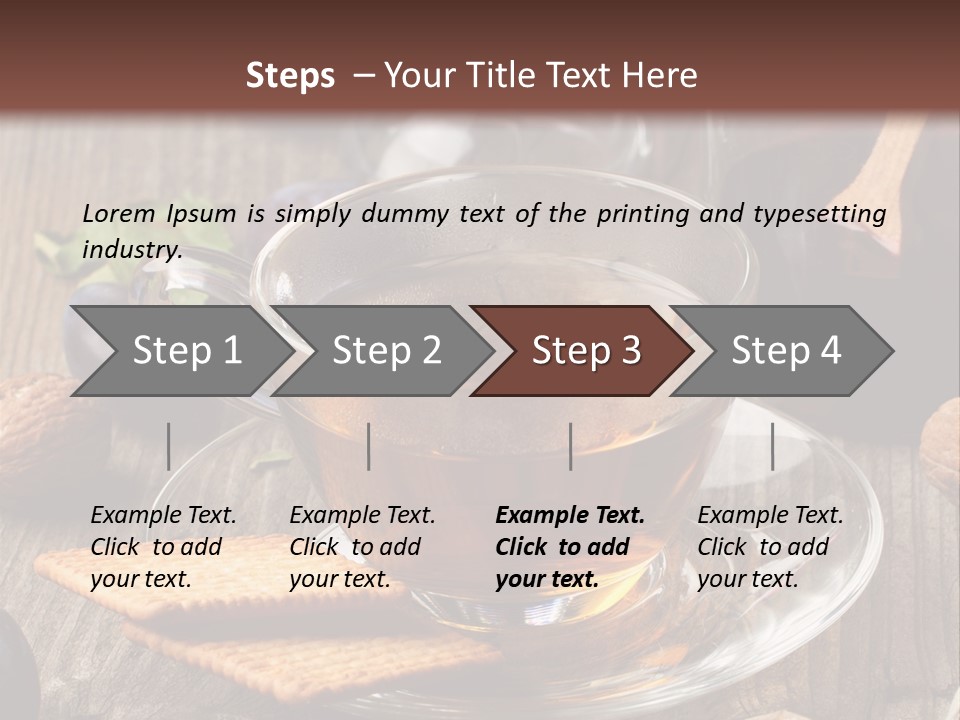 Peaceful Sea Portrait PowerPoint Template