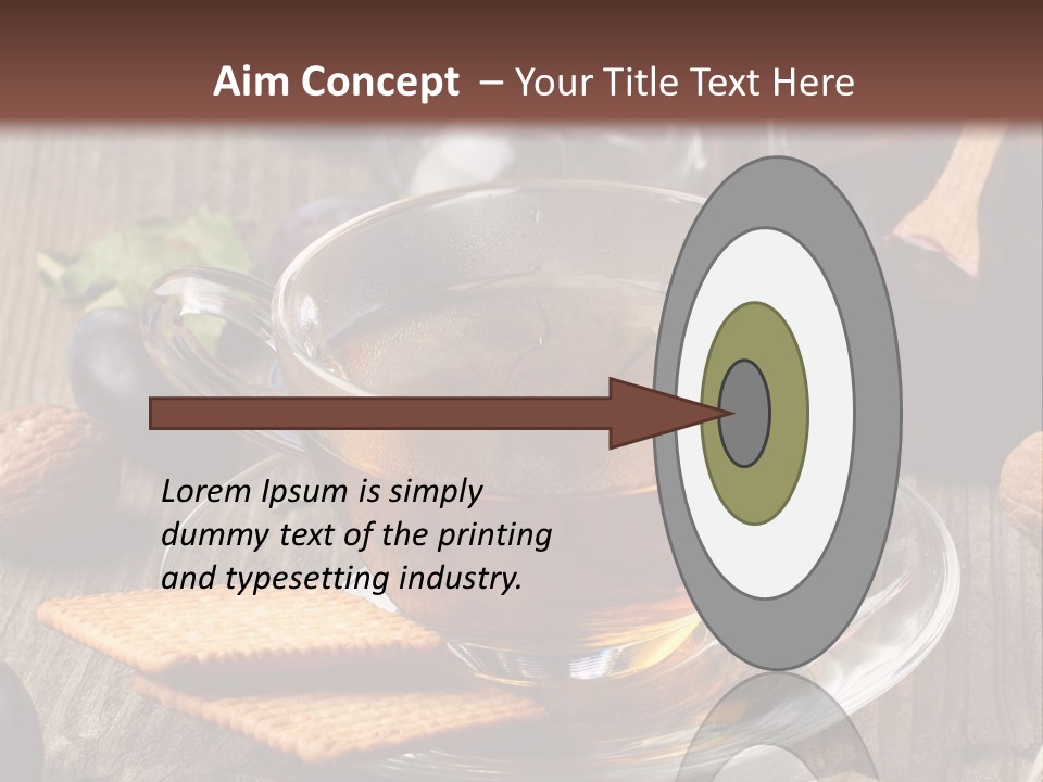 Peaceful Sea Portrait PowerPoint Template