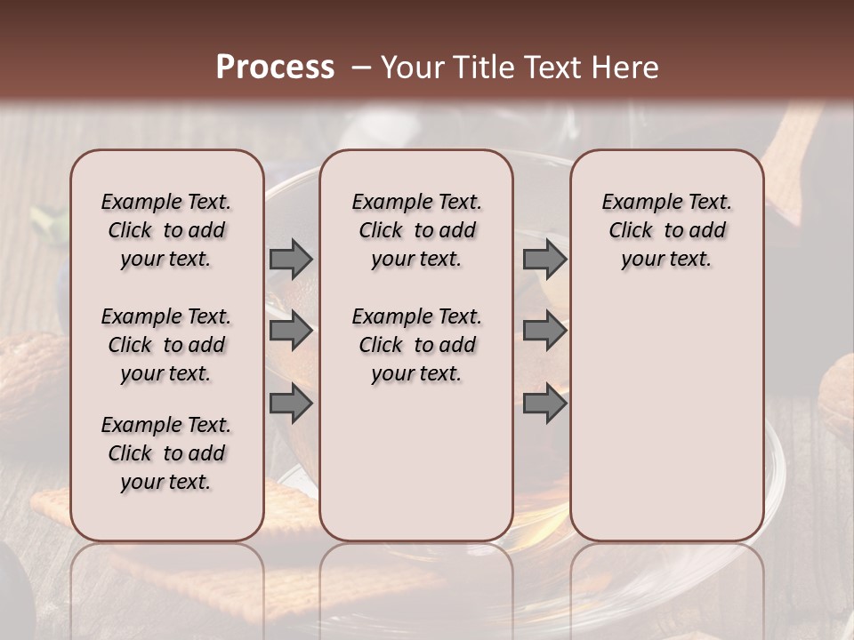 Peaceful Sea Portrait PowerPoint Template