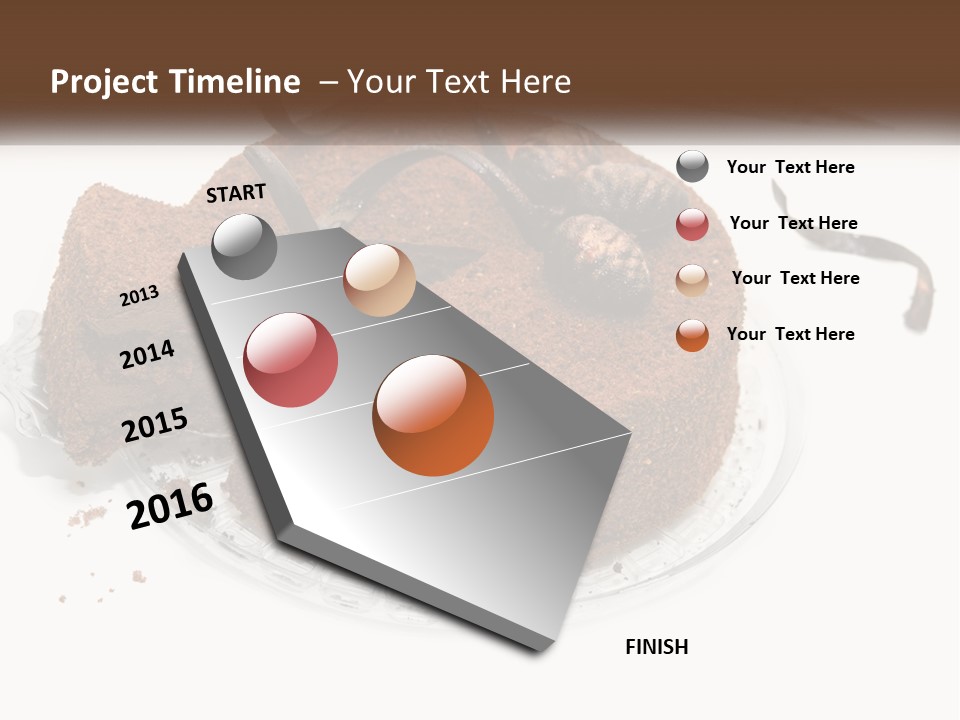 Sand Beach Retirement PowerPoint Template