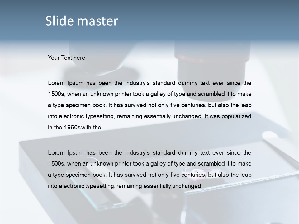 Portrait Family Daughter PowerPoint Template