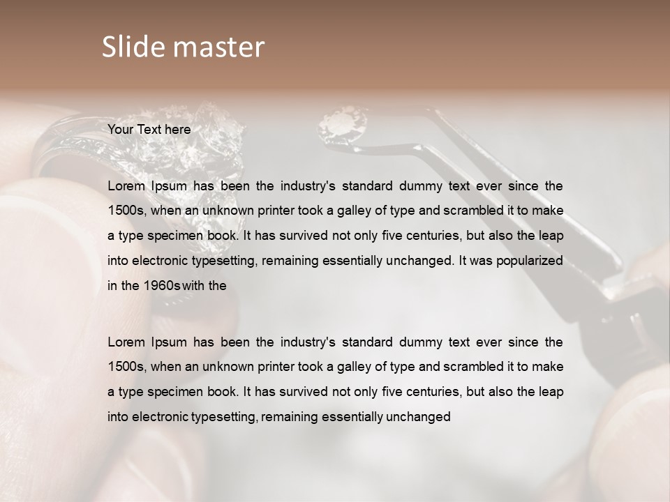 Sunrise Ocean Older PowerPoint Template