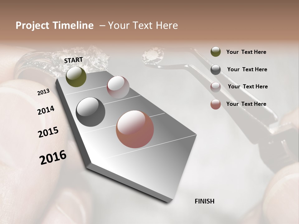 Sunrise Ocean Older PowerPoint Template