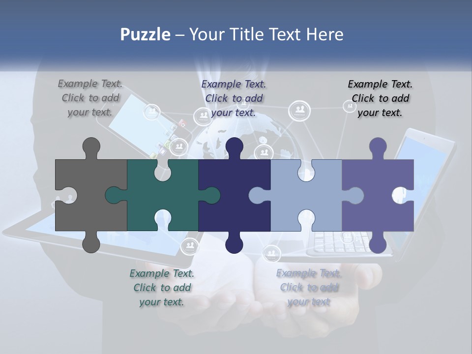 Coast Caucasian Life PowerPoint Template