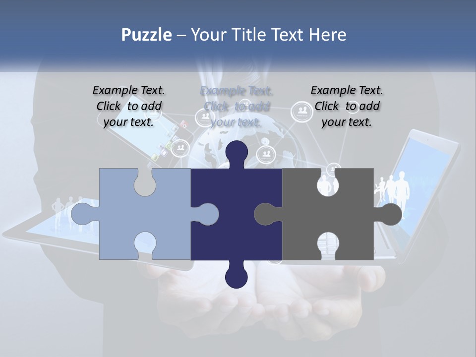 Coast Caucasian Life PowerPoint Template