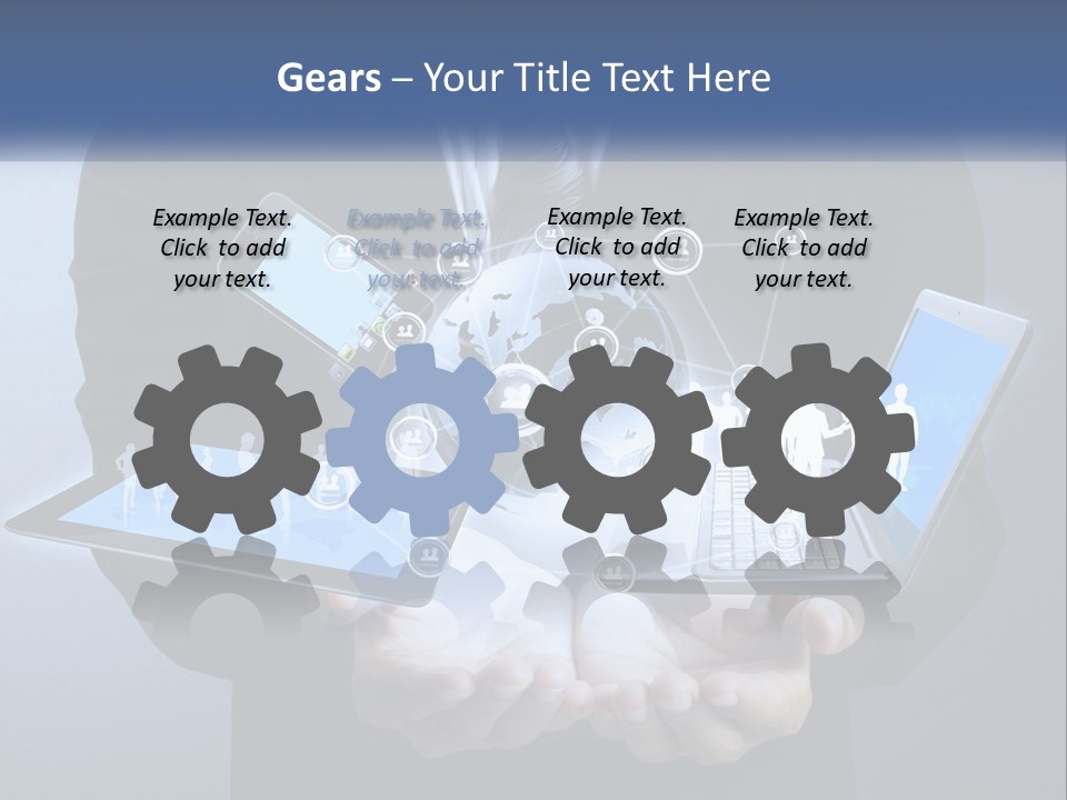 Coast Caucasian Life PowerPoint Template