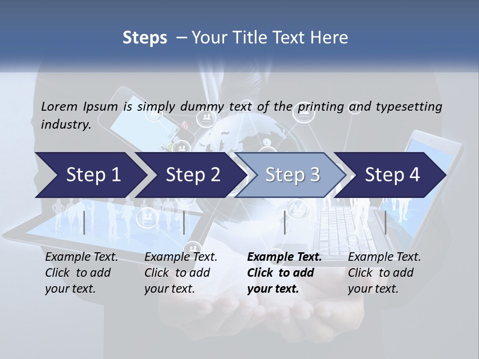 Coast Caucasian Life PowerPoint Template