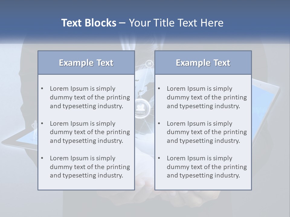 Coast Caucasian Life PowerPoint Template