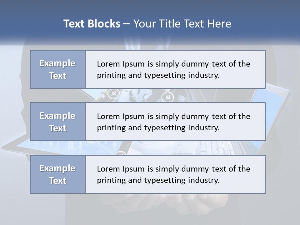 Coast Caucasian Life PowerPoint Template