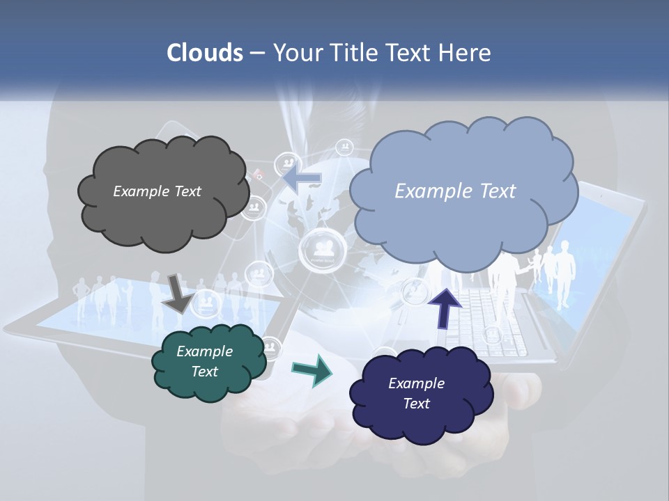 Coast Caucasian Life PowerPoint Template