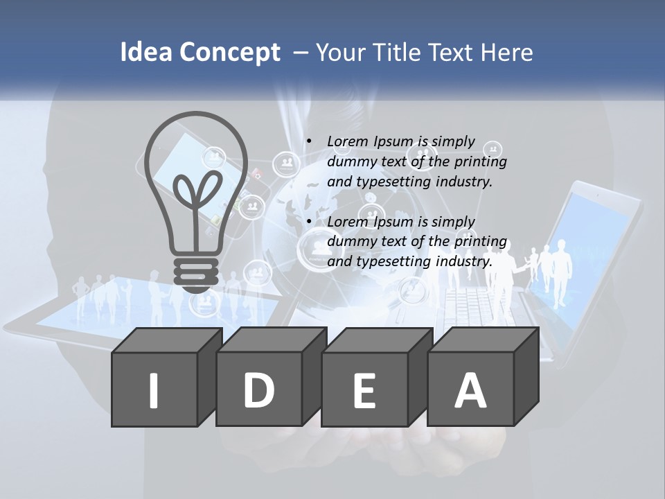 Coast Caucasian Life PowerPoint Template