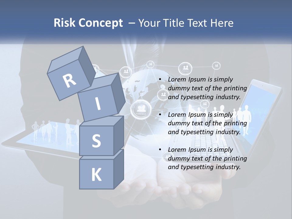 Coast Caucasian Life PowerPoint Template