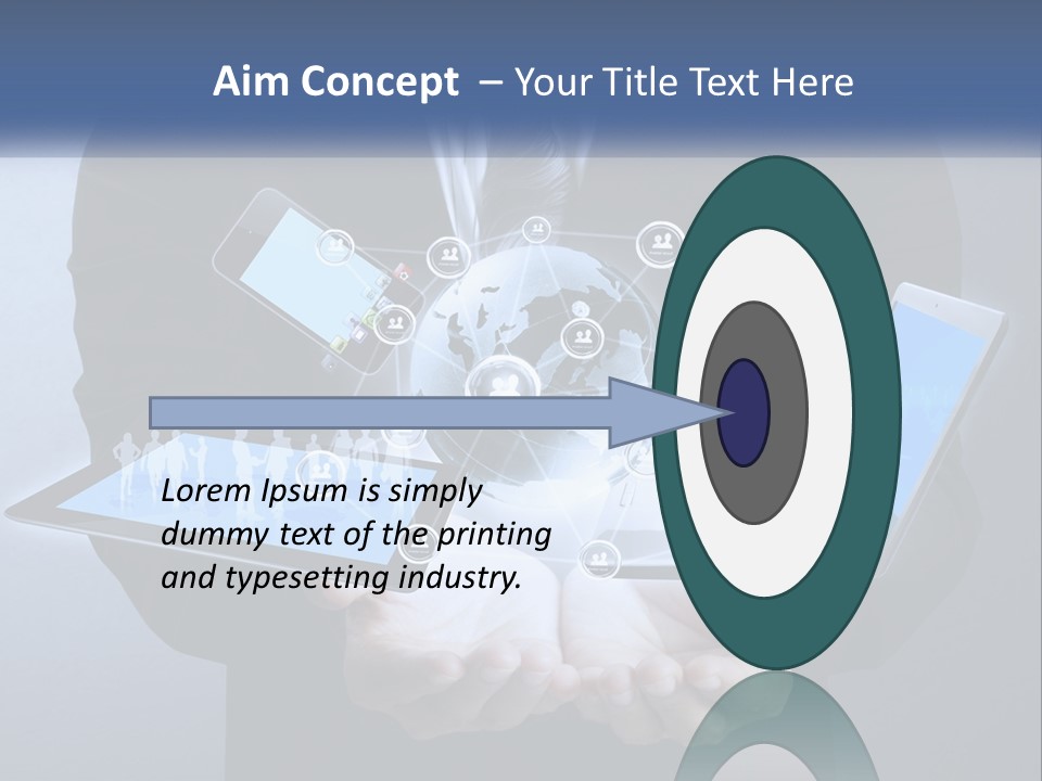 Coast Caucasian Life PowerPoint Template