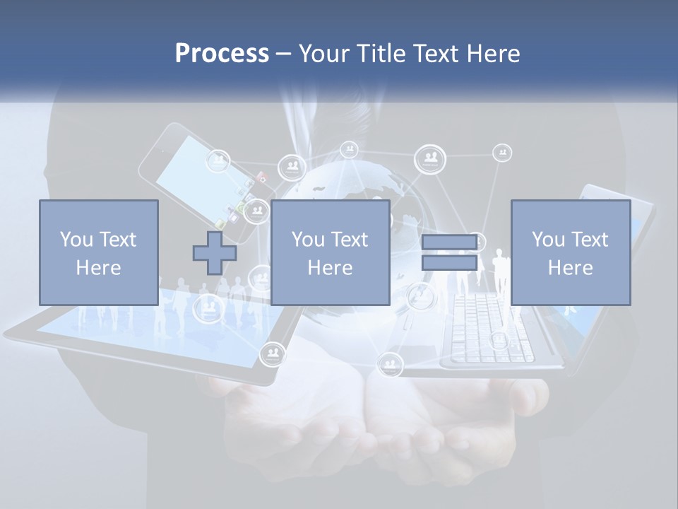 Coast Caucasian Life PowerPoint Template