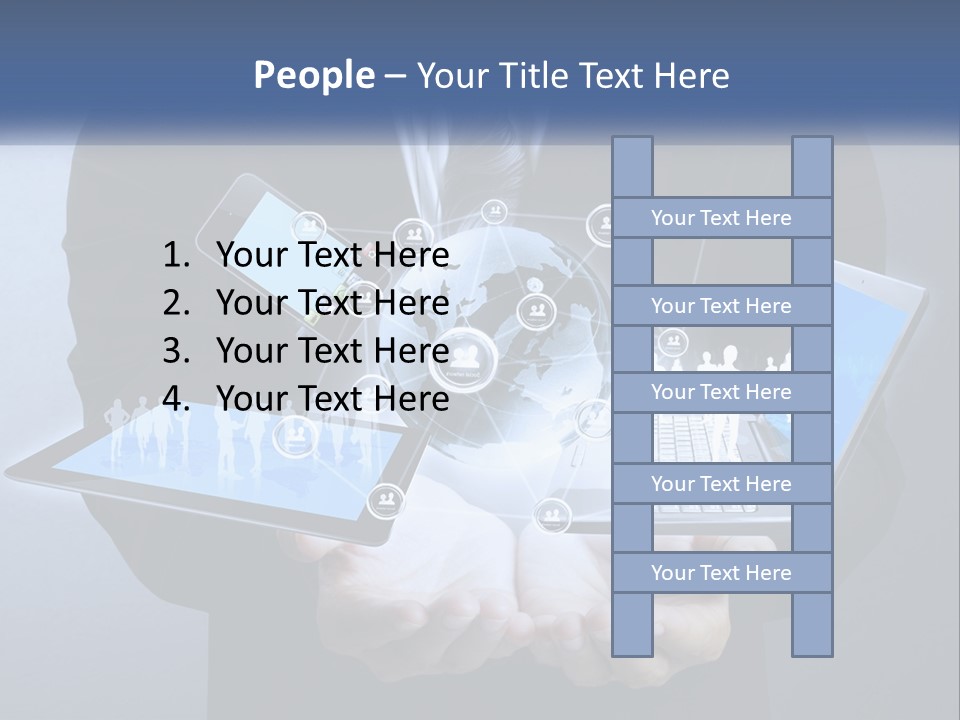 Coast Caucasian Life PowerPoint Template