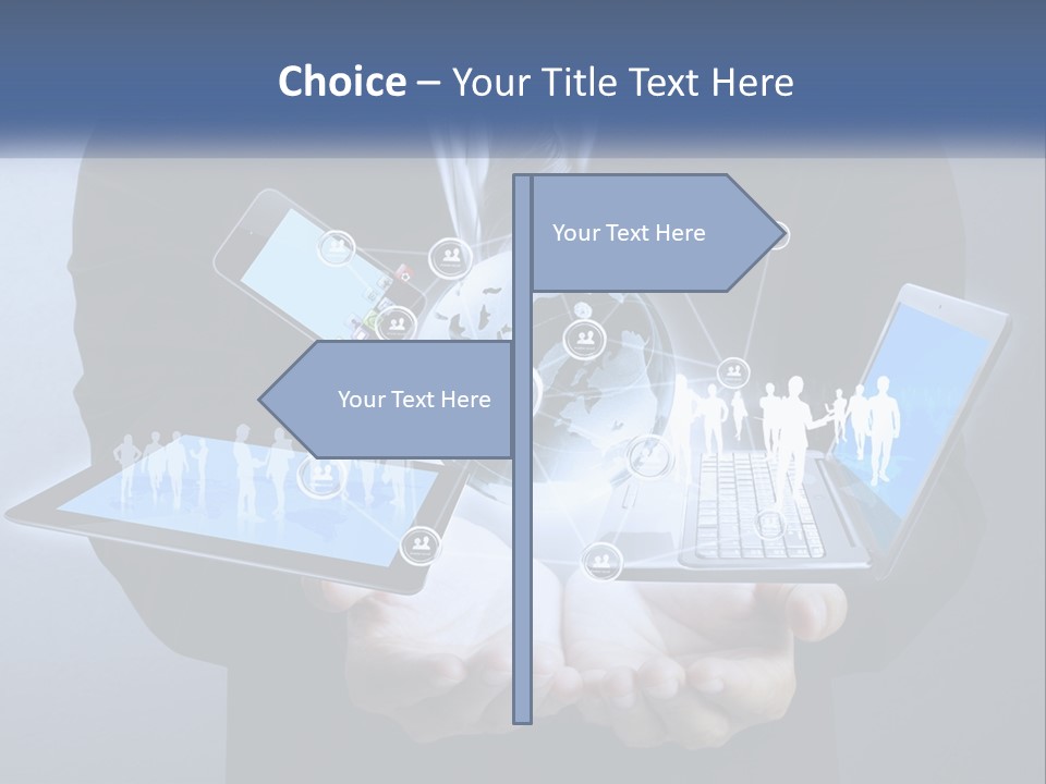 Coast Caucasian Life PowerPoint Template