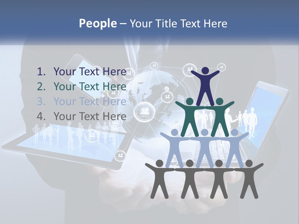 Coast Caucasian Life PowerPoint Template