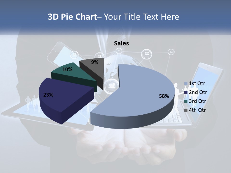 Coast Caucasian Life PowerPoint Template
