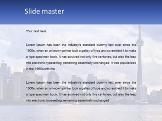 Sea Peaceful Coastal PowerPoint Template