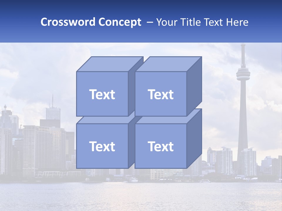 Sea Peaceful Coastal PowerPoint Template