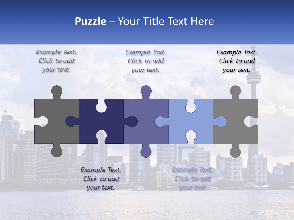 Sea Peaceful Coastal PowerPoint Template