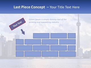 Sea Peaceful Coastal PowerPoint Template