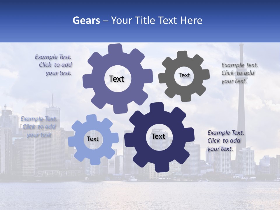 Sea Peaceful Coastal PowerPoint Template