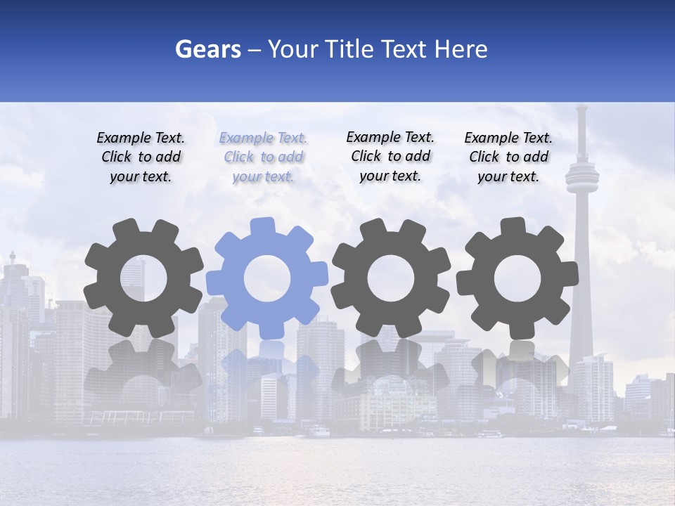 Sea Peaceful Coastal PowerPoint Template