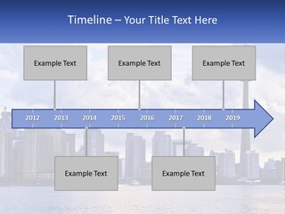Sea Peaceful Coastal PowerPoint Template