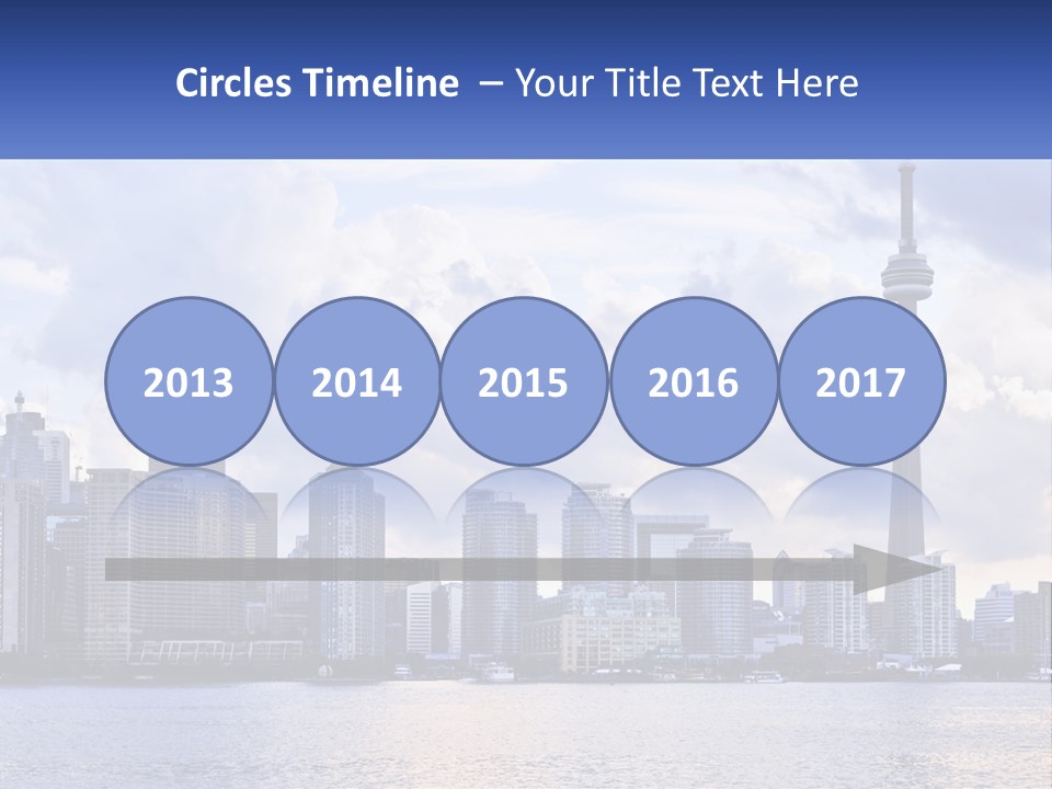 Sea Peaceful Coastal PowerPoint Template
