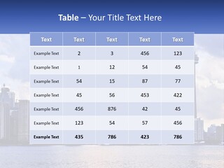 Sea Peaceful Coastal PowerPoint Template