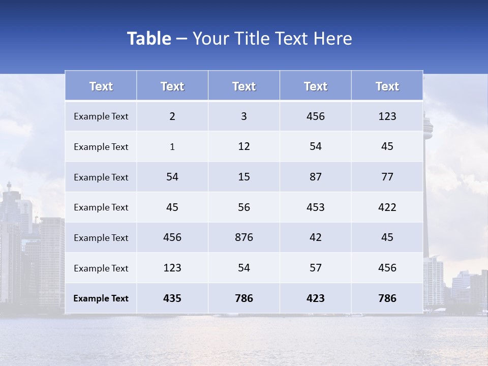 Sea Peaceful Coastal PowerPoint Template