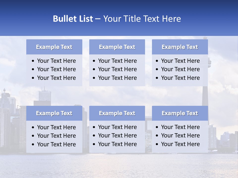Sea Peaceful Coastal PowerPoint Template