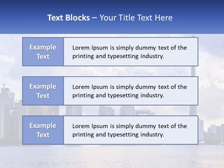 Sea Peaceful Coastal PowerPoint Template