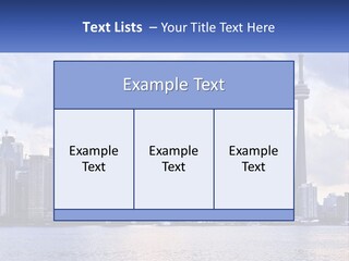 Sea Peaceful Coastal PowerPoint Template
