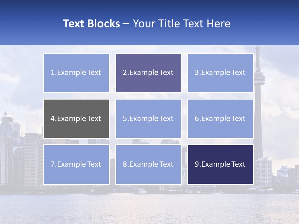 Sea Peaceful Coastal PowerPoint Template