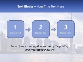Sea Peaceful Coastal PowerPoint Template