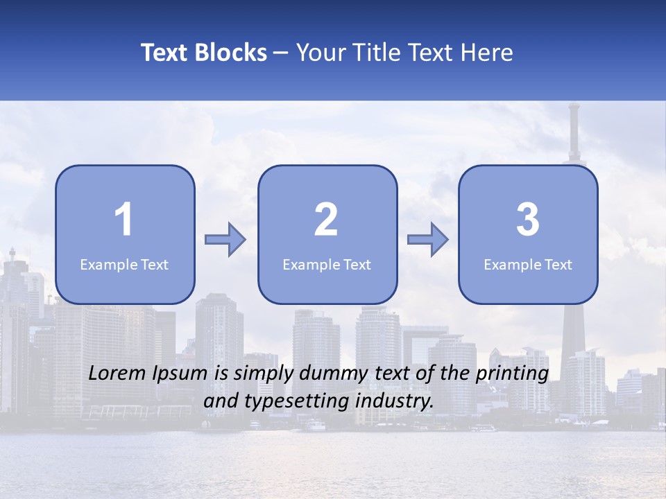 Sea Peaceful Coastal PowerPoint Template