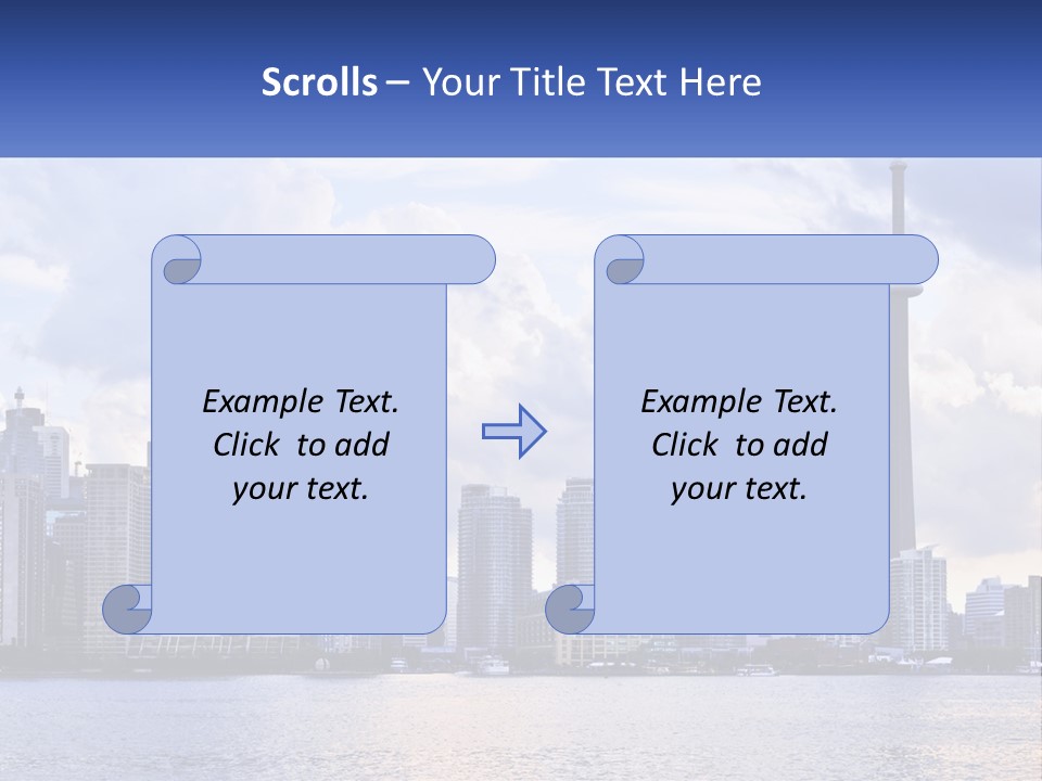 Sea Peaceful Coastal PowerPoint Template
