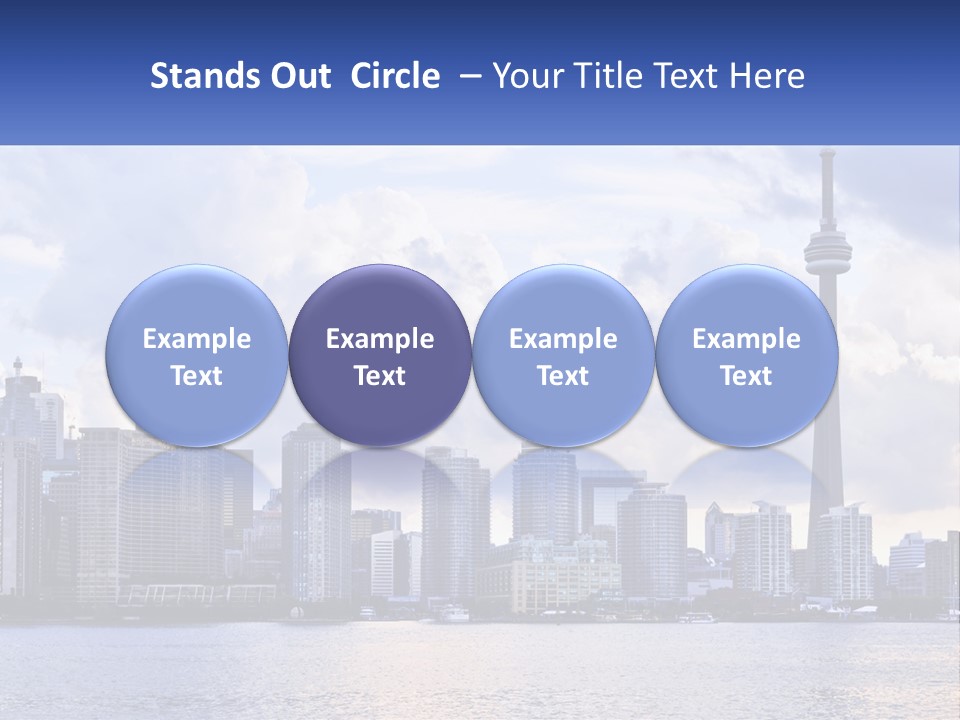 Sea Peaceful Coastal PowerPoint Template