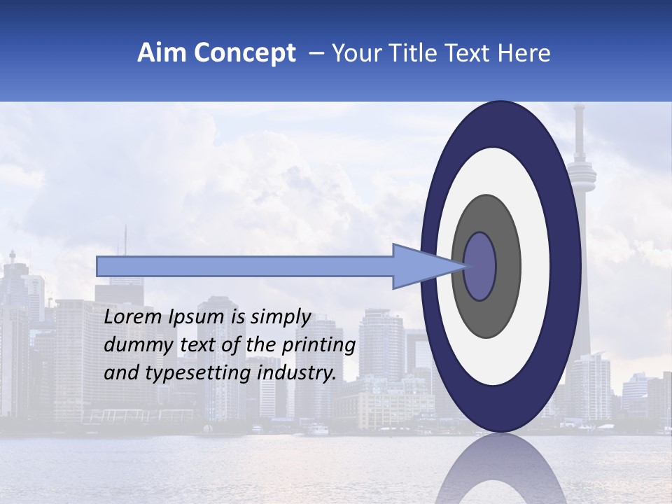 Sea Peaceful Coastal PowerPoint Template